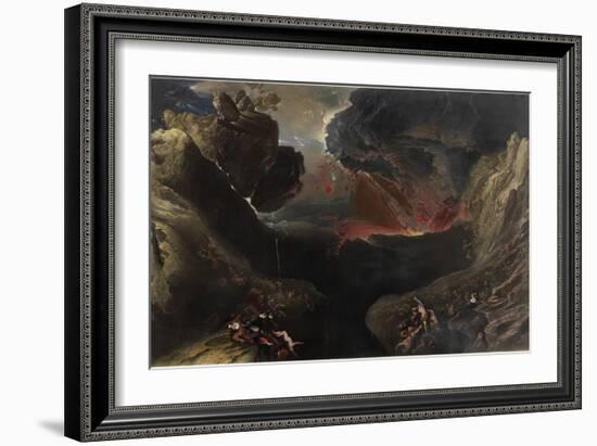 The Great Day of His Wrath, C.1851-53-John Martin-Framed Giclee Print