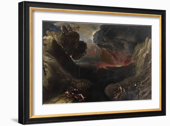 The Great Day of His Wrath, C.1851-53-John Martin-Framed Giclee Print