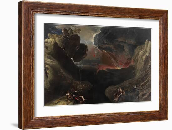 The Great Day of His Wrath, C.1851-53-John Martin-Framed Premium Giclee Print