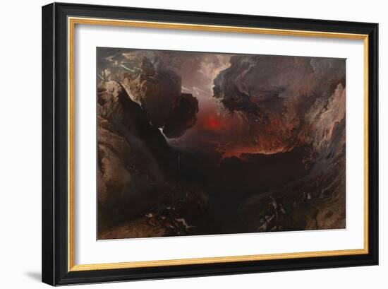The Great Day of His Wrath-John Martin-Framed Premium Giclee Print