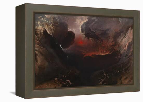 The Great Day of His Wrath-John Martin-Framed Premier Image Canvas
