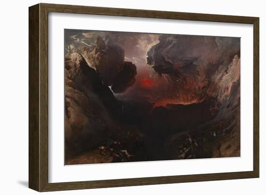 The Great Day of His Wrath-John Martin-Framed Giclee Print