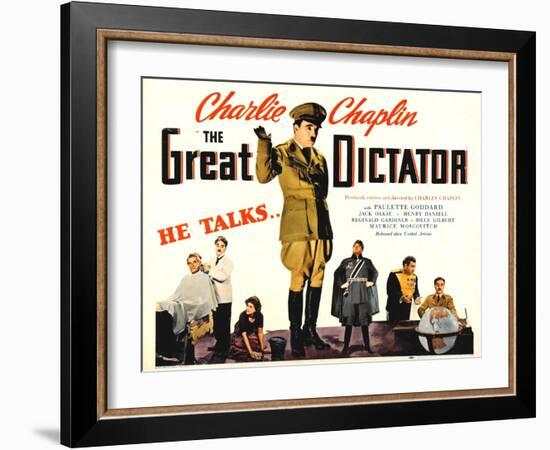 The Great Dictator, 1940-null-Framed Art Print