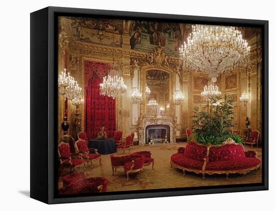 The Great Drawing Room of the Napoleon Iii Apartments, C.1861 (Colour Photo)-null-Framed Premier Image Canvas