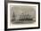 The Great Eastern Leaving Sheerness with the Atlantic Telegraph Cable on Board-Edwin Weedon-Framed Giclee Print