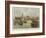 The Great Eastern on the Stocks, as Seen from the River-John Wilson Carmichael-Framed Giclee Print