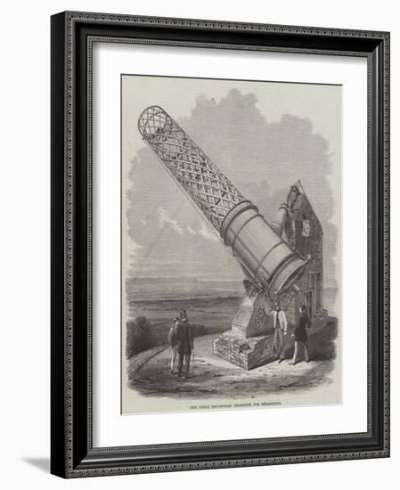 The Great Equatorial Telescope for Melbourne-null-Framed Giclee Print