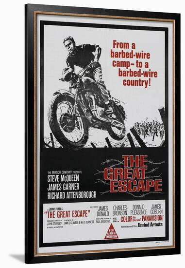 The Great Escape, 1963, Directed by John Sturges-null-Framed Poster