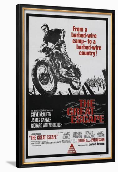 The Great Escape, 1963, Directed by John Sturges-null-Framed Poster