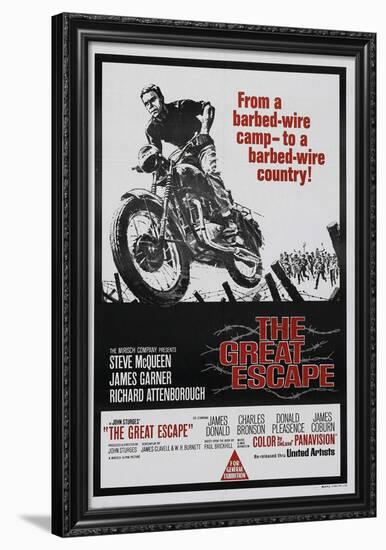 The Great Escape, 1963, Directed by John Sturges-null-Framed Poster