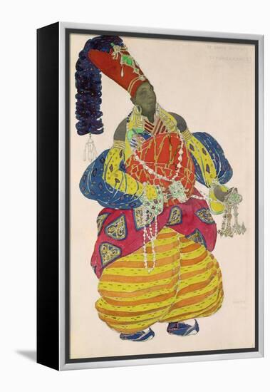 The Great Eunuch, Costume Design for Diaghilev's Production of the Ballet "Scheherazade," 1910-Leon Bakst-Framed Premier Image Canvas