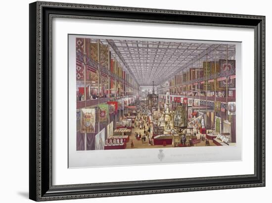 The Great Exhibition, Hyde Park, Westminster, London, 1851-Robert Kent Thomas-Framed Giclee Print