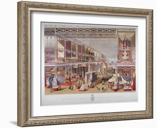 The Great Exhibition, Hyde Park, Westminster, London, 1851-William Simpson-Framed Giclee Print