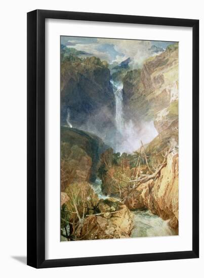 The Great Falls of the Reichenbach, 1804-J. M. W. Turner-Framed Premium Giclee Print