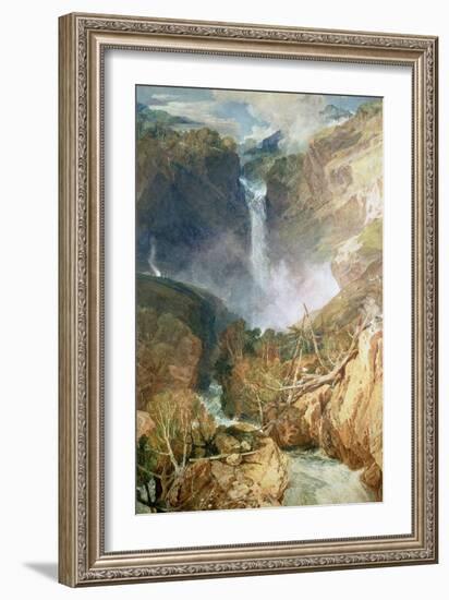 The Great Falls of the Reichenbach, 1804-J. M. W. Turner-Framed Giclee Print