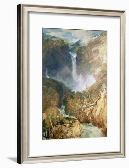 The Great Falls of the Reichenbach, 1804-J. M. W. Turner-Framed Giclee Print