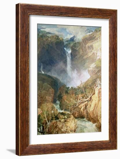 The Great Falls of the Reichenbach, 1804-J. M. W. Turner-Framed Giclee Print