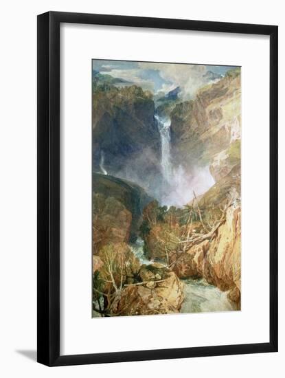 The Great Falls of the Reichenbach, 1804-J. M. W. Turner-Framed Giclee Print