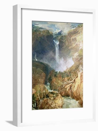 The Great Falls of the Reichenbach, 1804-J. M. W. Turner-Framed Giclee Print