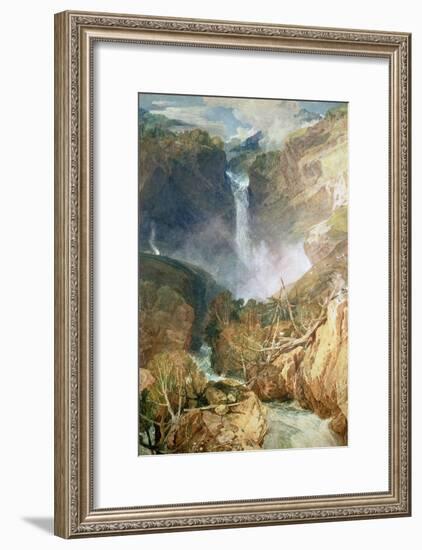 The Great Falls of the Reichenbach, 1804-J. M. W. Turner-Framed Giclee Print