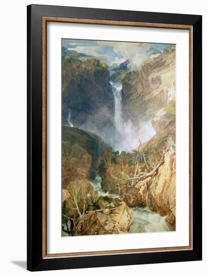 The Great Falls of the Reichenbach, 1804-J. M. W. Turner-Framed Giclee Print