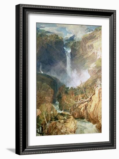 The Great Falls of the Reichenbach, 1804-J. M. W. Turner-Framed Giclee Print