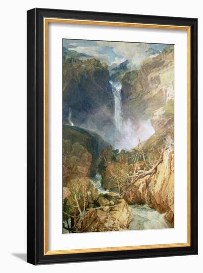 The Great Falls of the Reichenbach, 1804-J. M. W. Turner-Framed Giclee Print