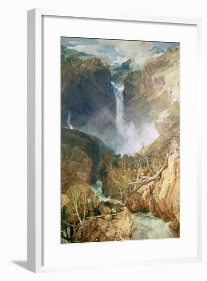 The Great Falls of the Reichenbach, 1804-J. M. W. Turner-Framed Giclee Print