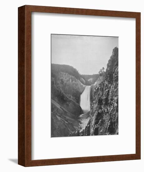 'The Great Falls of the Yellowstone', 19th century-Unknown-Framed Photographic Print