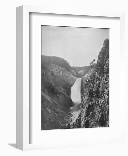 'The Great Falls of the Yellowstone', 19th century-Unknown-Framed Photographic Print