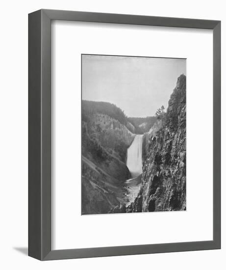 'The Great Falls of the Yellowstone', 19th century-Unknown-Framed Photographic Print