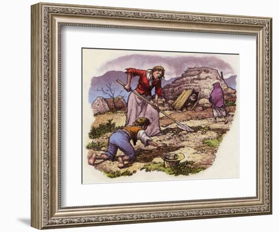 The Great Famine of Ireland in 1849-Pat Nicolle-Framed Giclee Print