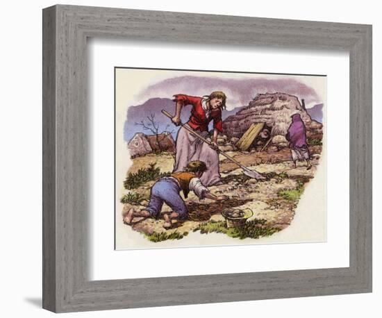 The Great Famine of Ireland in 1849-Pat Nicolle-Framed Giclee Print