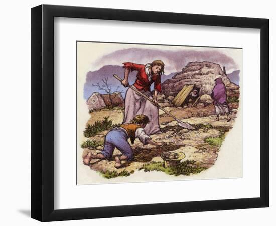 The Great Famine of Ireland in 1849-Pat Nicolle-Framed Giclee Print