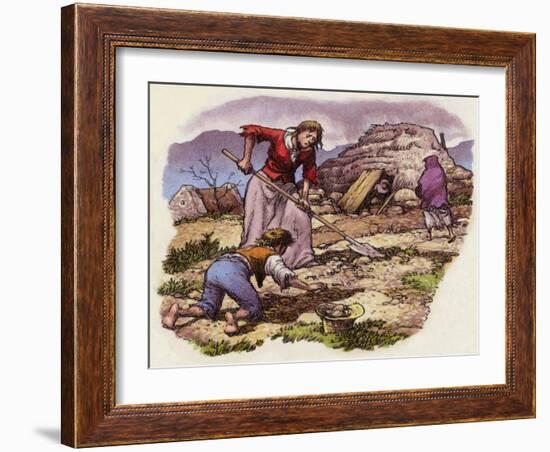 The Great Famine of Ireland in 1849-Pat Nicolle-Framed Giclee Print