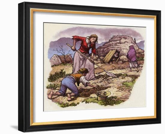 The Great Famine of Ireland in 1849-Pat Nicolle-Framed Giclee Print