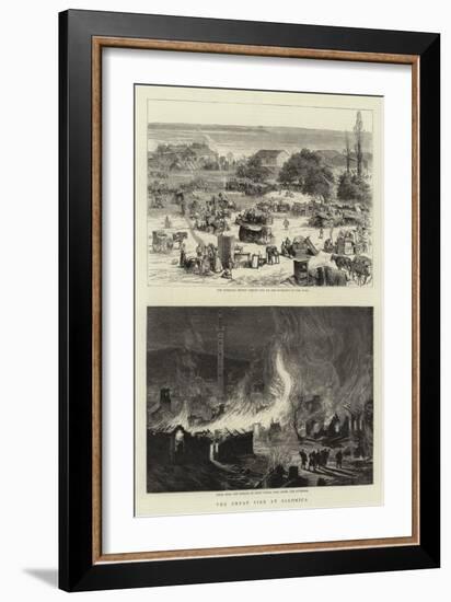 The Great Fire at Salonica-null-Framed Giclee Print