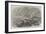 The Great Fire at Yokohama, Japan, Viewed from the Bluff-null-Framed Giclee Print