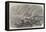 The Great Fire at Yokohama, Japan, Viewed from the Bluff-null-Framed Premier Image Canvas