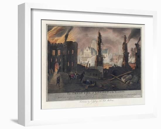 The Great Fire of London in the Year 1666 Print-null-Framed Giclee Print