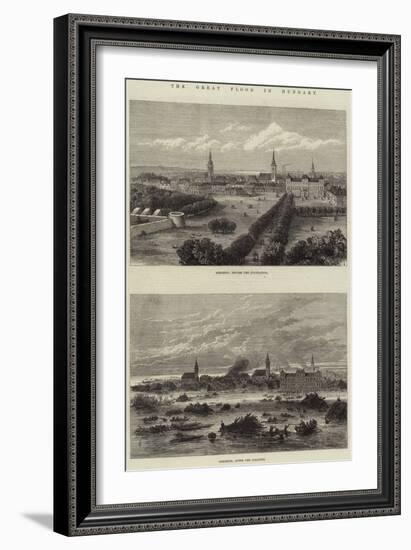 The Great Flood in Hungary-Frank Watkins-Framed Giclee Print