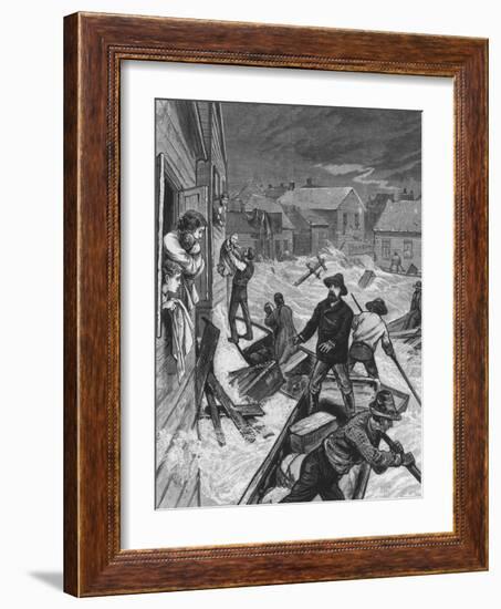 The Great Flood of 1881-Science Source-Framed Giclee Print