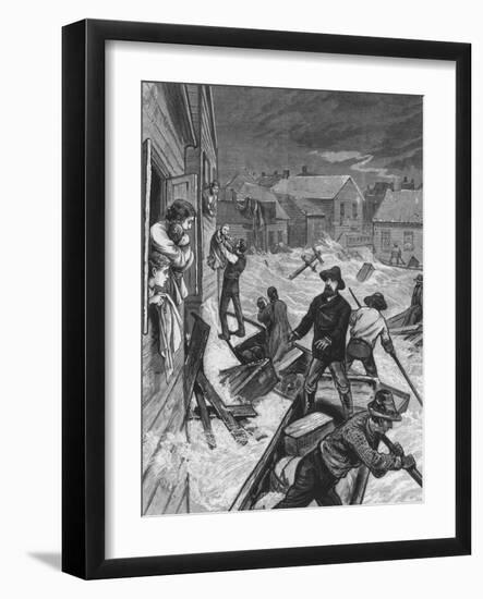 The Great Flood of 1881-Science Source-Framed Giclee Print