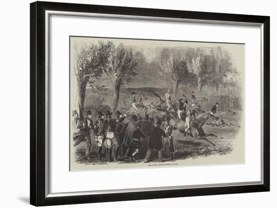 The Great French Steeple Chase-null-Framed Giclee Print