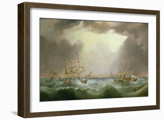 The Great Gale of 6th and 7th January 1839, 1882-Samuel Walters-Framed Giclee Print