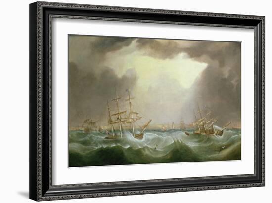 The Great Gale of 6th and 7th January 1839, 1882-Samuel Walters-Framed Giclee Print