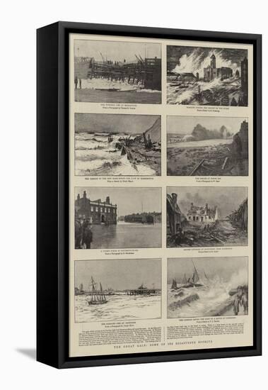 The Great Gale, Some of its Disastrous Effects-null-Framed Premier Image Canvas