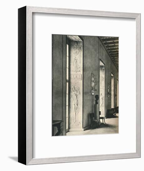 'The Great Gallery in Stockholm City Hall', 1925-Unknown-Framed Photographic Print