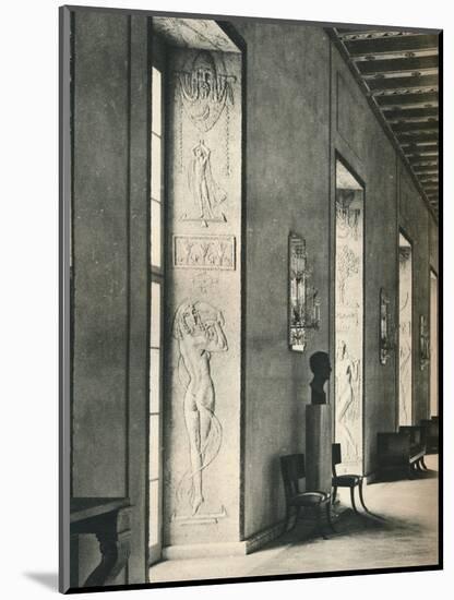 'The Great Gallery in Stockholm City Hall', 1925-Unknown-Mounted Photographic Print