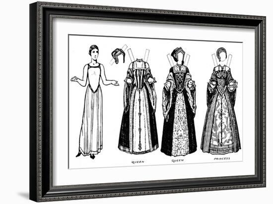 'The Great Gallery of British Costume: Dress Worn in Henry The Eighth's Time', c1934-Unknown-Framed Giclee Print